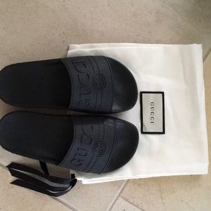 Gucci Black Slides